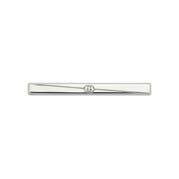 Gucci Interlocking G Sterling Silver Tieslide