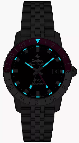 Zodiac Super Sea Wolf GMT Automatic Watch