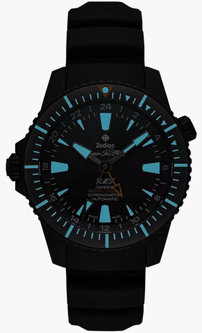 Zodiac Super Sea Wolf Pro Diver GMT Limited Edition Watch