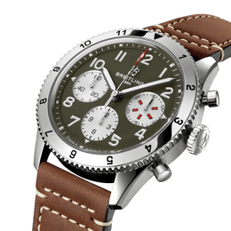 Breitling Watch Classic AVI Chronograph 42 Curtiss Warhawk
