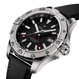 Breitling Watch Avenger Automatic GMT 44 Black