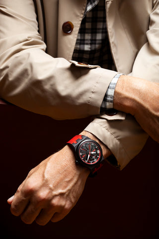 Perrelet Turbine Carbon Red Watch