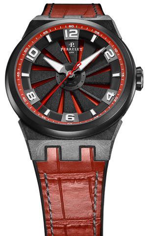 Perrelet Turbine Carbon Red Watch