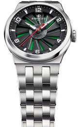 Perrelet Turbine Titanium 41 Green Bracelet Watch