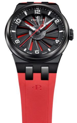 Perrelet Turbine Titanium 41 Red Watch
