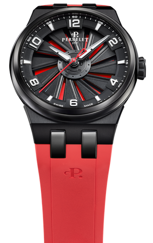 Perrelet Watch Turbine Titanium 41 Red