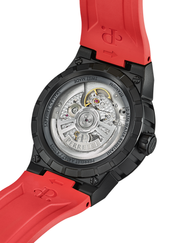Perrelet Turbine Titanium 41 Red Watch