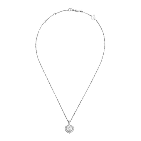 Chopard Happy Diamonds Icons 18ct White Gold 0.19ct Diamond Pendant