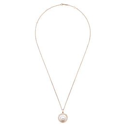 Chopard Happy Spirit 18ct Rose & White Gold 0.09ct Diamond Pendant