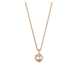 Chopard Happy Diamonds Icons 18ct Rose Gold 0.05ct Diamond Pendant