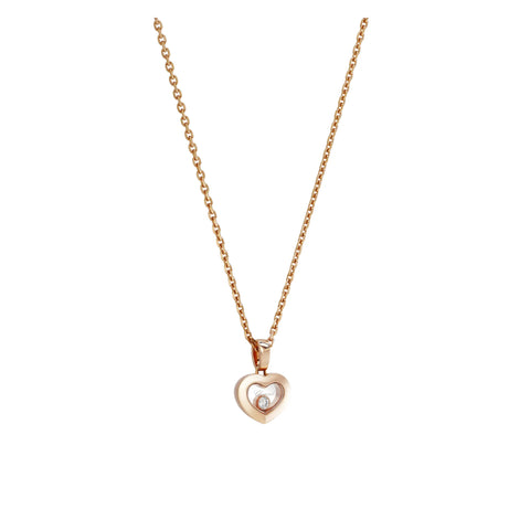 Chopard Happy Diamonds Icons 18ct Rose Gold 0.05ct Diamond Pendant