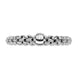 Fope Flex'it Essentials 18ct White Gold Slim Ring AN04.