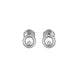 Chopard Happy Diamonds Icons 18ct White Gold 0.10ct Diamond Stud Earrings