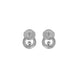 Chopard Happy Diamonds Icons 18ct White Gold 0.10ct Diamond Stud Earrings
