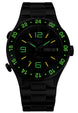 Ball Watch Company Roadmaster Marine GMT Limited Edition Watch with black dial, titanium strap, titanium case
