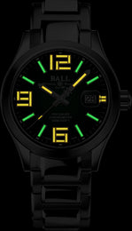 Ball Watch Company Engineer III Limited Edition Watch with green dial, steel bracelet, steel case
