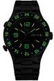 Ball Watch Company Roadmaster Marine GMT Limited Edition Watch with black dial, titanium strap, titanium case
