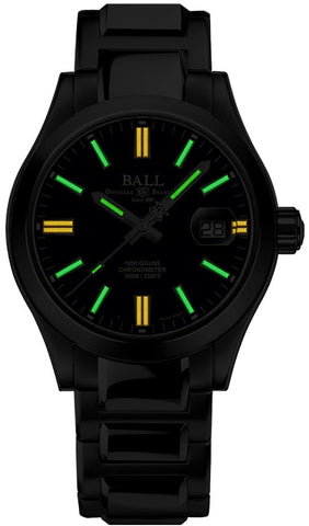 Ball Watch Company Engineer III Legend II Watch with blue dial, steel bracelet, steel case