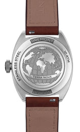 Bremont Watch Terra Nova 38 White Leather TN38-ND-SS-WH-L-S