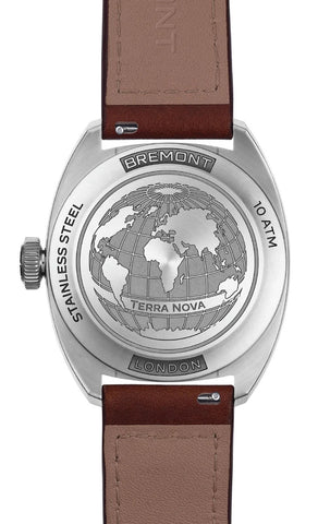 Bremont Terra Nova 38 White Leather Watch