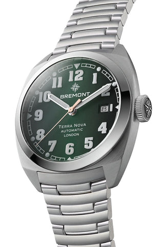 Bremont Terra Nova 40.5 Date Green Bracelet Watch