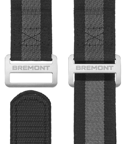 Bremont Terra Nova 40.5 Turning Bezel Power Reserve Blue Nato Watch