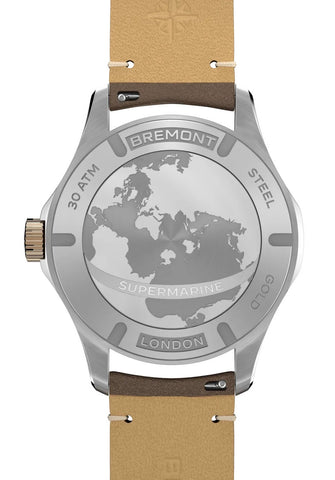 Bremont Supermarine 300M Date Brown Leather Watch