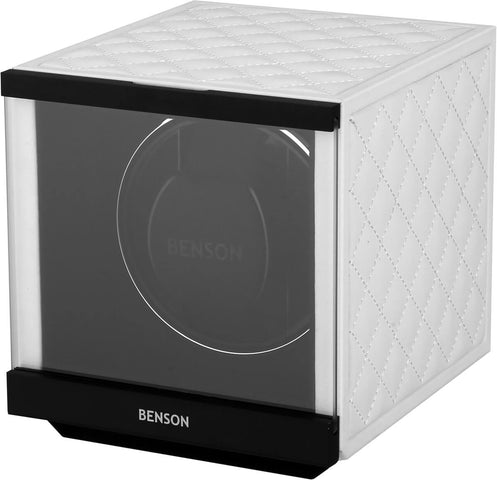Benson Watch Winder Single Swiss Series 1.20 White Leather Limited Edition