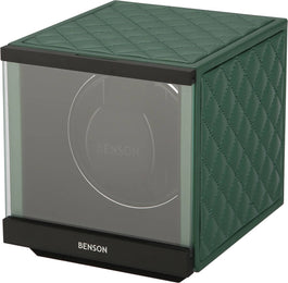 Benson Watch Winder Single Swiss Series 1.20 Green Leather Limited Edition