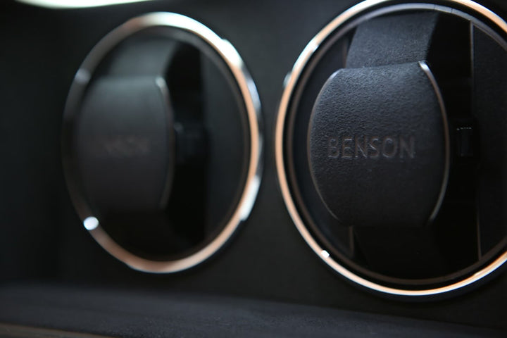 Benson Watch Winder Double Swiss Series 2.20 Black Leather