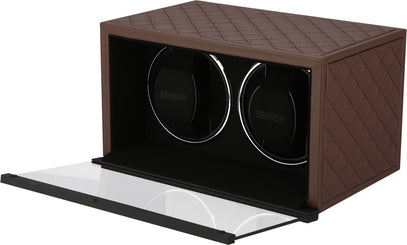 Benson Watch Winder Double Swiss Series 2.20 Dark Brown