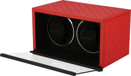 Benson Watch Winder Double Swiss Series 2.20 Red Leather Limited Edition