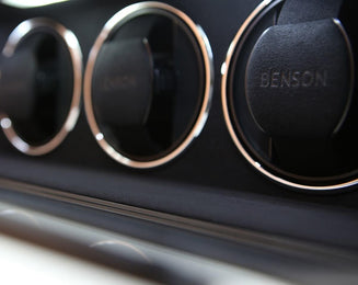 Benson Watch Winder Triple Swiss Series 3.20 Light Brown Leather