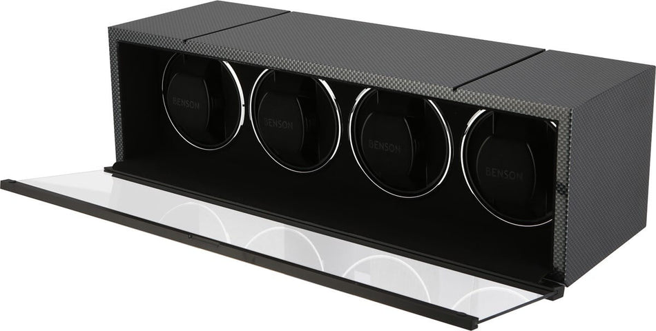 Benson Watch Winder Quad Swiss Series 4.20 Carbon Fibre