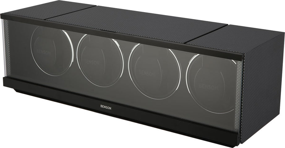 Benson Watch Winder Quad Swiss Series 4.20 Carbon Fibre