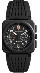 Bell & Ross BR 03 Chrono Rafale Solo Display Limited Edition Watch BR0394-RSD-CE/SRB