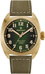 Bremont Watch Terra Nova 40.5 Bronze Leather TN40-DT-BZ-GN-L-S
