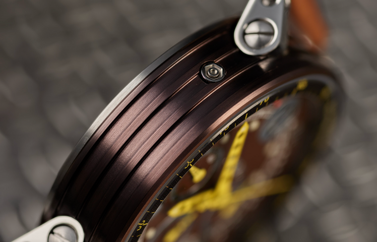 B.R.M. Watches V12-44 Chocolate Watch