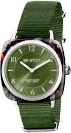 Briston Watch Clubmaster Chic HM Olive Green 21536.SA.UG.26.NOL