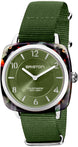 Briston Watch Clubmaster Chic HM Olive Green 21536.SA.UG.26.NOL