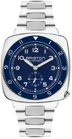 Briston Watch Clubmaster Legend Small Second Steel Navy Blue 241639.PS.L.15.SB