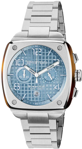 Briston Watch Streamliner Urban Chrono Steel Ice Blue 23142.S.T.25.SB
