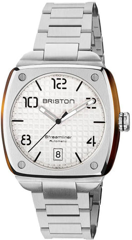 Briston Watch Streamliner Urban HMS Auto Steel White 23640.S.T.2.SB