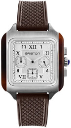 Briston Streamliner Kennedy White Chrono Watch 251838.SA.T.2.FBR