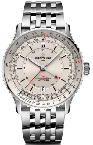 Breitling Watch Navitimer Automatic GMT 41 Cream Bracelet A32310211G1A1