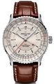 Breitling Watch Navitimer Automatic GMT 41 Cream Leather A32310211G1P1