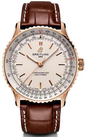 Breitling Watch Navitimer Automatic 41 18k Red Gold Leather R17329F41G1P1