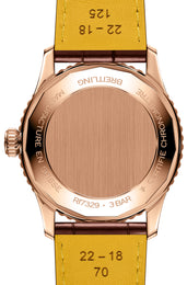 Breitling Navitimer Automatic 41 18k Red Gold Leather Watch