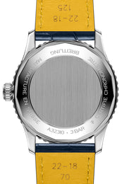 Breitling Navitimer Automatic GMT 41 Light Blue Leather Watch