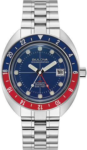 Bulova Watch Oceanographer Devil Diver GMT 96B405